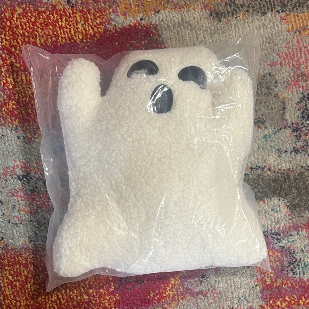 White Ghost Plush Pillow